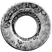 Australia 5 Shillings Holey Dollar 1813 KM# 2.5 NEW SOUTH WALES coin obverse Australia 5 Shillings Holey Dollar 1813 KM# 2.5 NEW SOUTH WALES coin obverse