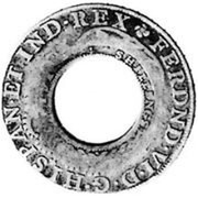 Australia 5 Shillings Holey Dollar 1813 KM# 2.5 FERDND VI D G HISPAN ET IND REX FIVE SHILLINGS coin reverse
