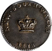 Australia Fifteen Pence Dump 1813 KM# 1.4 NEW SOUTH WALES coin obverse Australia Fifteen Pence Dump 1813 KM# 1.4 NEW SOUTH WALES coin obverse