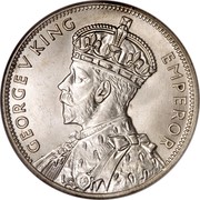 Australia Florin Victoria and Melbourne Centenary ND (1934-1935) Proof KM# 33 GEORGE V KING EMPEROR coin obverse Australia Florin Victoria and Melbourne Centenary ND (1934-1935) Proof KM# 33 GEORGE V KING EMPEROR coin obverse