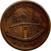 Australia Halfpenny ND KM# Tn273 Private Token issues MONTPELLIER RETREAT INN W.D.WOOD coin reverse Australia Halfpenny ND KM# Tn273 Private Token issues MONTPELLIER RETREAT INN W.D.WOOD coin reverse