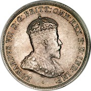 Australia One Florin Two Shillings (Edward VII) KM# 21 EDWARDVS VII D: G: BRITT: OMN: REX F: D: IND: IMP: coin obverse Australia One Florin Two Shillings (Edward VII) KM# 21 EDWARDVS VII D: G: BRITT: OMN: REX F: D: IND: IMP: coin obverse