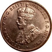 Australia One Florin - Two Shillings Florin 1932 KM# 27 GEORGIVS V D.G.BRITT:OMN:REX F.D.IND:IMP: coin obverse Australia One Florin - Two Shillings Florin 1932 KM# 27 GEORGIVS V D.G.BRITT:OMN:REX F.D.IND:IMP: coin obverse