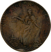 Australia One Penny ND KM# Tn283 Unnamed Token Issues NEW SOUTH WALES coin reverse Australia One Penny ND KM# Tn283 Unnamed Token Issues NEW SOUTH WALES coin reverse