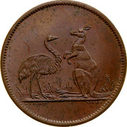 Australia One Penny ND KM# Tn282.2 Unnamed Token Issues W.J.TAYLOR LONDON coin reverse Australia One Penny ND KM# Tn282.2 Unnamed Token Issues W.J.TAYLOR LONDON coin reverse