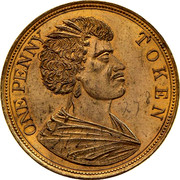 Australia One Penny ND KM# Tn238 Private Token issues ONE PENNY TOKEN coin reverse Australia One Penny ND KM# Tn238 Private Token issues ONE PENNY TOKEN coin reverse