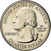 USA Quarter Dollar Blue Ridge Parkway - North Carolina 2015 P KM# 599 BLUE RIDGE PARKWAY NORTH CAROLINA 2015 E PLURIBUS UNUM coin reverse USA Quarter Dollar Blue Ridge Parkway - North Carolina 2015 P KM# 599 BLUE RIDGE PARKWAY NORTH CAROLINA 2015 E PLURIBUS UNUM coin reverse
