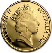Australia Two Hundred Dollars (Koala on branch) KM# 86 ELIZABETH II AUSTRALIA *YEAR* RDM coin obverse Australia Two Hundred Dollars (Koala on branch) KM# 86 ELIZABETH II AUSTRALIA *YEAR* RDM coin obverse