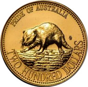 Australia Two Hundred Dollars (Pride of Australia - Tasmanian Devil) KM# 262 PRIDE OF AUSTRALIA TWO HUNDRED DOLLARS coin reverse Australia Two Hundred Dollars (Pride of Australia - Tasmanian Devil) KM# 262 PRIDE OF AUSTRALIA TWO HUNDRED DOLLARS coin reverse