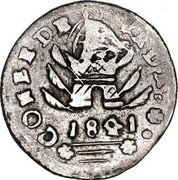 Argentina 1/2 Real Cordoba Province 1841 PNP KM# 16 CONFEDE RADA 1841 coin obverse Argentina 1/2 Real Cordoba Province 1841 PNP KM# 16 CONFEDE RADA 1841 coin obverse