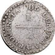 Argentina 1/2 Real Radiant Sun Cordoba 1850 KM# 29 PROVINCIA DE CORDOBA 1/2 coin reverse Argentina 1/2 Real Radiant Sun Cordoba 1850 KM# 29 PROVINCIA DE CORDOBA 1/2 coin reverse