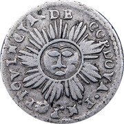 Argentina 1/2 Real Radiant Sunface Cordoba 1840 PNP LIVEITAD KM# 3 P N P PROVINCIA DE CORDOVA coin obverse Argentina 1/2 Real Radiant Sunface Cordoba 1840 PNP LIVEITAD KM# 3 P N P PROVINCIA DE CORDOVA coin obverse