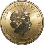 Tuvalu 1 Dollar (Cats Together) QUEEN ELIZABETH II 1 DOLLAR TUVALU 2015 coin obverse Tuvalu 1 Dollar (Cats Together) QUEEN ELIZABETH II 1 DOLLAR TUVALU 2015 coin obverse
