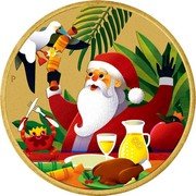 Tuvalu 1 Dollar (Christmas) P coin reverse Tuvalu 1 Dollar (Christmas) P coin reverse