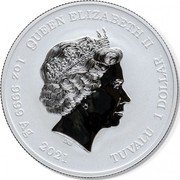 Tuvalu 1 Dollar Elizabeth II Wolverine 2021  BU - IN COINCARD WOLVERINE ©MARVEL coin reverse Tuvalu 1 Dollar Elizabeth II Wolverine 2021  BU - IN COINCARD WOLVERINE ©MARVEL coin reverse