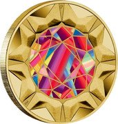 Tuvalu 1 Dollar Extraordinary Gemstones 2017 P PNC KM# 378 P NM coin reverse Tuvalu 1 Dollar Extraordinary Gemstones 2017 P PNC KM# 378 P NM coin reverse