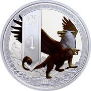 Tuvalu 1 Dollar (Griffin) $1 EM GRIFFIN coin reverse Tuvalu 1 Dollar (Griffin) $1 EM GRIFFIN coin reverse