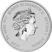 Tuvalu 1 Dollar (Happy Diwali) KM# 400 QUEEN ELIZABETH II IRB 1 OZ 9999 AG 2017 TUVALU 1 DOLLAR coin obverse Tuvalu 1 Dollar (Happy Diwali) KM# 400 QUEEN ELIZABETH II IRB 1 OZ 9999 AG 2017 TUVALU 1 DOLLAR coin obverse