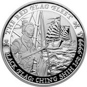Tuvalu 1 Dollar The Red Flag Fleet 2021 P BU THE RED FLAG FLEET P LB BLACK FLAG CHING SHIH 1OZ .9999 AG coin reverse Tuvalu 1 Dollar The Red Flag Fleet 2021 P BU THE RED FLAG FLEET P LB BLACK FLAG CHING SHIH 1OZ .9999 AG coin reverse