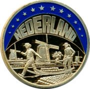Netherlands ECU Mills 1998 NEDERLAND coin obverse