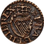 Ireland 1 Farthing James I Harrington Issue ND (1613-1626)  FRA ET HIB REX coin reverse Ireland 1 Farthing James I Harrington Issue ND (1613-1626)  FRA ET HIB REX coin reverse