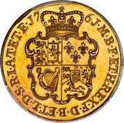 UK 1 Guinea (George III Pattern) KM# Pn40 M B F ET H REX F D B ET L D S R I A T ET E 17 61 coin reverse UK 1 Guinea (George III Pattern) KM# Pn40 M B F ET H REX F D B ET L D S R I A T ET E 17 61 coin reverse