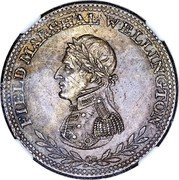 Canada 1 Penny (Token Field Marshal Wellington) FIELD MARSHAL WELLINGTON coin obverse Canada 1 Penny (Token Field Marshal Wellington) FIELD MARSHAL WELLINGTON coin obverse