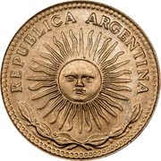 Argentina 1 Peso Pattern Piece 1975 KM# Pn64 REPUBLICA ARGENTINA coin obverse Argentina 1 Peso Pattern Piece 1975 KM# Pn64 REPUBLICA ARGENTINA coin obverse