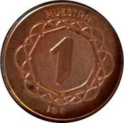 Argentina 1 Peso (Tree Pattern Piece) MUESTRA 1 198 coin reverse Argentina 1 Peso (Tree Pattern Piece) MUESTRA 1 198 coin reverse