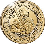 Netherlands 1 Rijksdaalder (Dollar Prince Willem van Oranje) VIGILATE DEO CONF IDENTE S 2022 coin obverse Netherlands 1 Rijksdaalder (Dollar Prince Willem van Oranje) VIGILATE DEO CONF IDENTE S 2022 coin obverse