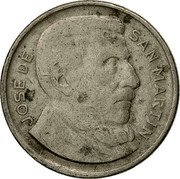 Argentina 10 Centavos Jose de San Martin Republic 1951 KM# 47 JOSE DE SAN MARTIN coin reverse Argentina 10 Centavos Jose de San Martin Republic 1951 KM# 47 JOSE DE SAN MARTIN coin reverse