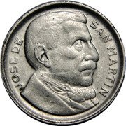 Argentina 10 Centavos Republic Jose de San Martin 1953 KM# 47a JOSE DE SAN MARTIN coin reverse Argentina 10 Centavos Republic Jose de San Martin 1953 KM# 47a JOSE DE SAN MARTIN coin reverse