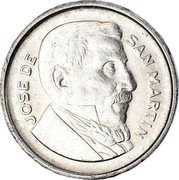 Argentina 10 Centavos Jose de San Martin 1956 KM# 51 JOSE DE SAN MARTIN coin reverse Argentina 10 Centavos Jose de San Martin 1956 KM# 51 JOSE DE SAN MARTIN coin reverse