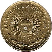 Argentina 10 Pesos Radiant Sunface 1976 KM# 72 REPUBLICA ARGENTINA coin obverse Argentina 10 Pesos Radiant Sunface 1976 KM# 72 REPUBLICA ARGENTINA coin obverse