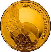 Argentina 10 Pesos (FIFA World Cup Qatar) KM# 193 REPÚBLICA ARGENTINA coin obverse Argentina 10 Pesos (FIFA World Cup Qatar) KM# 193 REPÚBLICA ARGENTINA coin obverse