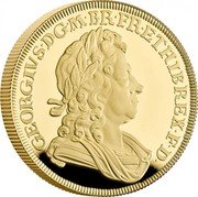 UK 100 Pounds (King George I British Monarchs) GEORGIVS DG M BR FR ETHIB REX F D coin reverse UK 100 Pounds (King George I British Monarchs) GEORGIVS DG M BR FR ETHIB REX F D coin reverse