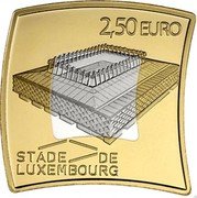 Luxembourg 2,50 Euro Luxembourg Stadium 2022 2,50 EURO STADE DE LUXEMBOURG coin reverse Luxembourg 2,50 Euro Luxembourg Stadium 2022 2,50 EURO STADE DE LUXEMBOURG coin reverse