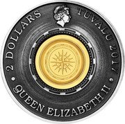 Tuvalu 2 Dollars (Compass) 2 DOLLARS TUVALU 2017 IRB QUEEN ELIZABETH II coin obverse