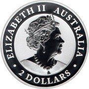 Australia 2 Dollars Golden Eagle Nugget 2021 P BU ELIZABETH II AUSTRALIA 2 DOLLARS JC coin obverse Australia 2 Dollars Golden Eagle Nugget 2021 P BU ELIZABETH II AUSTRALIA 2 DOLLARS JC coin obverse