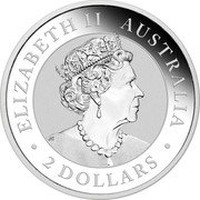 Australia 2 Dollars Hand of Faith Nugget 2020 P BU ELIZABETH II AUSTRALIA 2 DOLLARS JC coin obverse Australia 2 Dollars Hand of Faith Nugget 2020 P BU ELIZABETH II AUSTRALIA 2 DOLLARS JC coin obverse