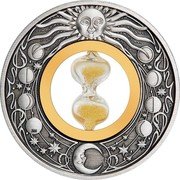 Tuvalu 2 Dollars (Hourglass) P JM coin reverse Tuvalu 2 Dollars (Hourglass) P JM coin reverse