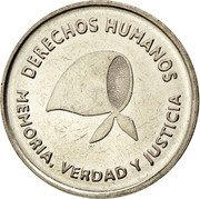 Argentina 2 Pesos Declaration of Human Rights 2006 KM# 161.1 DERECHOS HUMANOS MEMORIA, VERDAD Y JUSTICIA coin reverse Argentina 2 Pesos Declaration of Human Rights 2006 KM# 161.1 DERECHOS HUMANOS MEMORIA, VERDAD Y JUSTICIA coin reverse