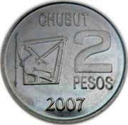 Argentina 2 Pesos 100th Anniversary First Oil Well 2007 KM# 145.1 REPUBLICA ARGENTINA 1907 2007 CDRO RIVADAVIA DESCUBRIMIENTO DEL PETROLEO coin obverse Argentina 2 Pesos 100th Anniversary First Oil Well 2007 KM# 145.1 REPUBLICA ARGENTINA 1907 2007 CDRO RIVADAVIA DESCUBRIMIENTO DEL PETROLEO coin obverse