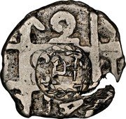 Argentina 2 Reales ND KM# 2 Countermarked Coinage coin reverse Argentina 2 Reales ND KM# 2 Countermarked Coinage coin reverse