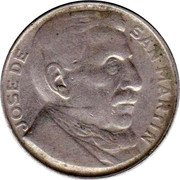 Argentina 20 Centavos General San Martin 1950 KM# 45 JOSÉ DE SAN MARTÍN coin reverse Argentina 20 Centavos General San Martin 1950 KM# 45 JOSÉ DE SAN MARTÍN coin reverse