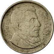 Argentina 20 Centavos Jose de San Martin Republic 1956 KM# 52 JOSE DE SAN MARTIN coin reverse Argentina 20 Centavos Jose de San Martin Republic 1956 KM# 52 JOSE DE SAN MARTIN coin reverse