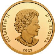 Canada 200 Dollars Oscar Peterson 2022 Proof ELIZABETH II D G REGINA SB 2022 coin obverse