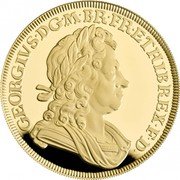 UK 500 Pounds George I 2022 Proof GEORGIVS DG M BR FR ETHIB REX F D coin reverse UK 500 Pounds George I 2022 Proof GEORGIVS DG M BR FR ETHIB REX F D coin reverse