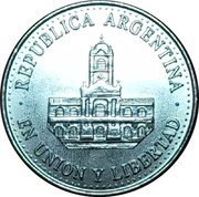 Argentina 25 Centavos The Cabildo Building 2013  REPUBLICA ARGENTINA EN UNION Y LIBERTAD coin obverse Argentina 25 Centavos The Cabildo Building 2013  REPUBLICA ARGENTINA EN UNION Y LIBERTAD coin obverse