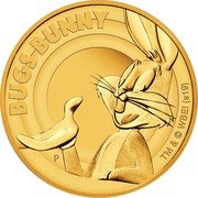 Tuvalu 25 Dollars Bugs Bunny Looney Tunes 2019 P Proof BUGS BUNNY P TM & © WBEI (S19) coin reverse Tuvalu 25 Dollars Bugs Bunny Looney Tunes 2019 P Proof BUGS BUNNY P TM & © WBEI (S19) coin reverse
